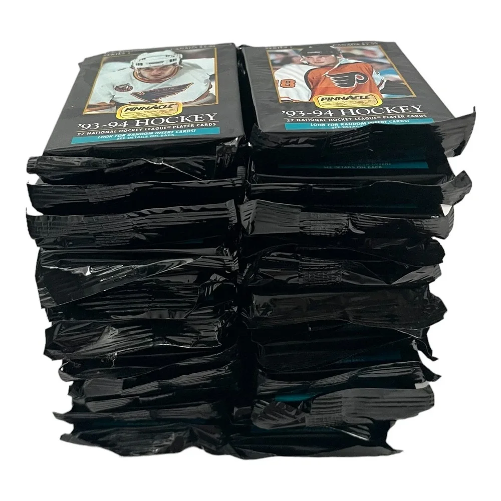 (24) 1993 Pinnacle Hockey Series 1 - 27 Card Super Pack US Edition Lot